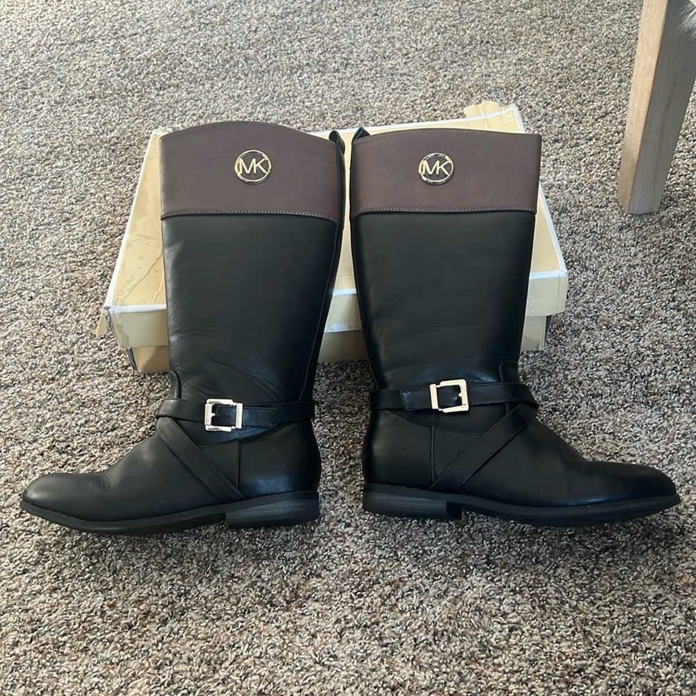 Michael Kors girls riding boots